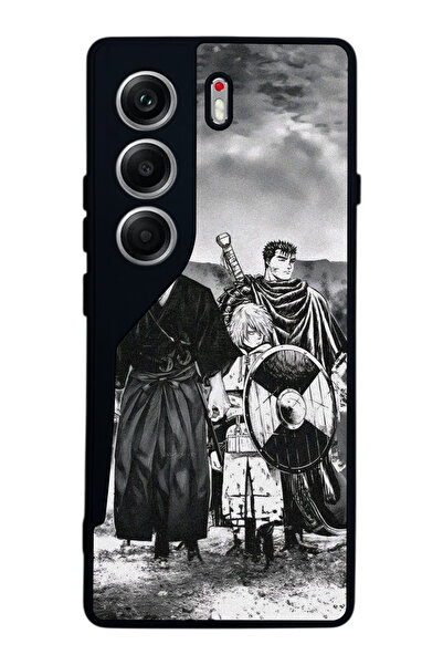 TECNO حافظة متوافقة مع هاتف Camon 40 باللون الأسود غير اللامع - سيليكون ناعم،...