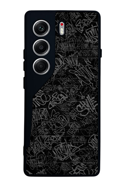 TECNO حافظة متوافقة مع هاتف Camon 40 باللون الأسود غير اللامع - سيليكون ناعم،...