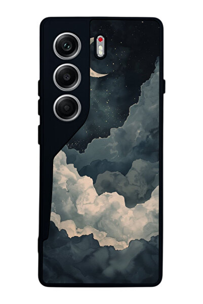 TECNO حافظة متوافقة مع هاتف Camon 40 باللون الأسود غير اللامع - سيليكون ناعم،...