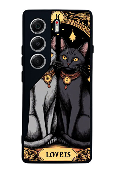 TECNO حافظة متوافقة مع هاتف Camon 40 باللون الأسود غير اللامع - سيليكون ناعم،...