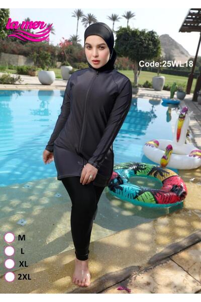 None La Mer Midnight Waves Burkini Swim