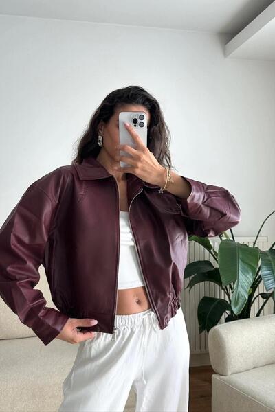 Jaglion Bavera Zr Bomber Leather Jacket