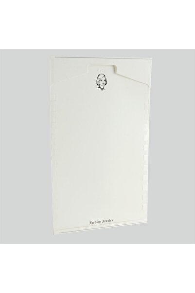 ZERO LAND Nrzsnt 12 Compartments Anklet and Leash Card (12217) 10 Pieces-White