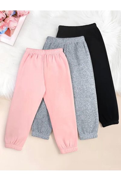 No Plan Girls' 3-Piece Cappybara Printed Tracksuit Bottoms