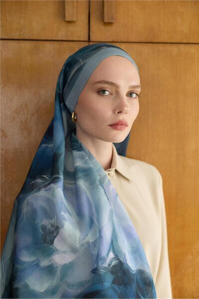 İpekhan Μαλακό σάλι Winter Bloom 3068-10047