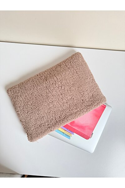 BABY KANGAROO 13-14-15-16 Inch Latte Color Teddy / Plush Computer Bag, Laptop Case, MacBook Air Case