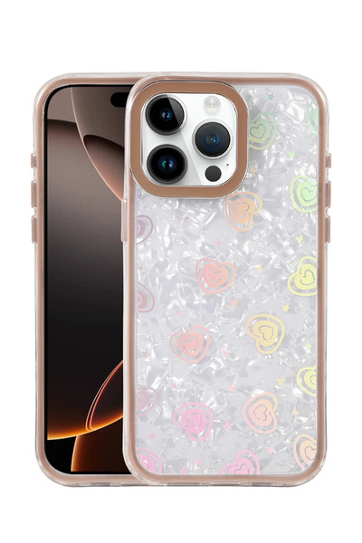 NewFace غطاء NRZSNT لهاتف آيفون 14 برو ماكس بنمط لومي - (13010) تيتانيوم صحراوي