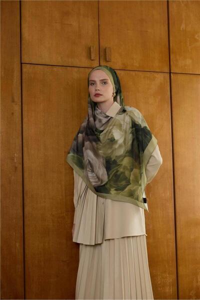 İpekhan Μαλακό σάλι Winter Bloom 3068-10005