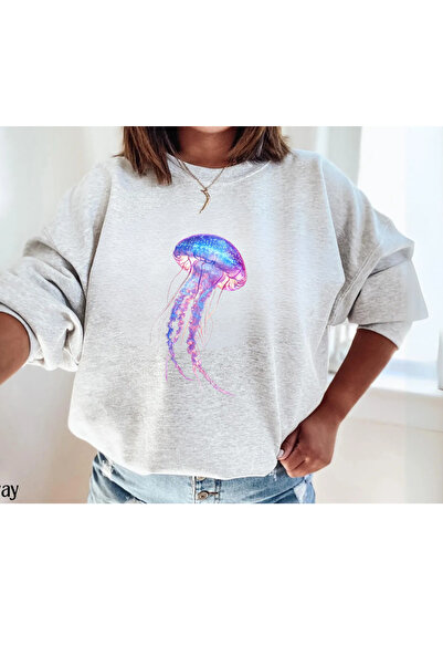 Tubinyoo سترة دينيزاهي مطبوع 3 ذات الرقبة الدائرية ذات الثلاثة خيوط