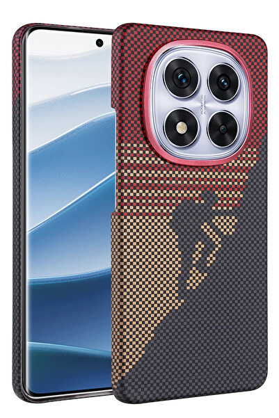 NewFace Nrzsnt Xiaomi Redmi Note 14 Pro Plus Vega Magsafe Cover (11855) - Red