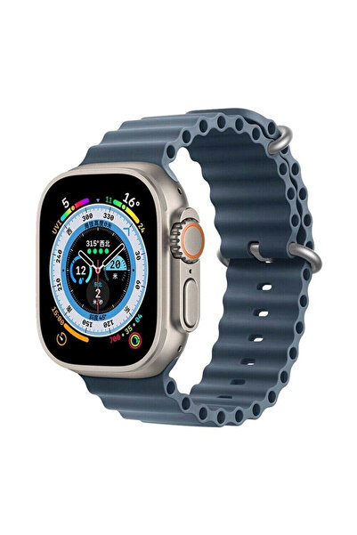 ceptego Apple Watch Compatible Series 1/2/3/4/5/6/Se/7/8/9 S10-11 and 38-40-41mm Ocean Loop Silicone Band