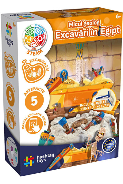 Hashtag Toys Σετ micul geolog excavari στην Αίγυπτο de la 6 ani la 10 ani