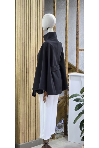 NANTİREA Kaşe Three-Button Belted Kimono