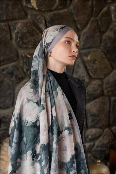 İpekhan Μαλακό σάλι Winter Bloom 3069-10019