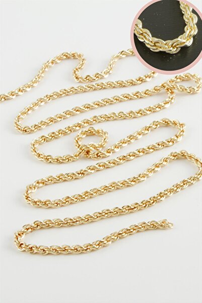 ZERO LAND Nrzsnt 4 mm Twisted Chain (11002) 1 Meter-Yellow