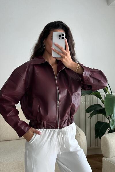 Jaglion Bavera Zr Bomber Leather Jacket