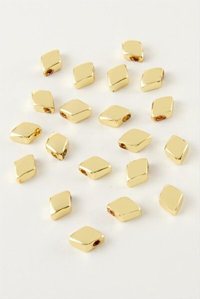 ZERO LAND Nrzsnt 0.8 mm Oval Spacer (11019) 20 Pieces-Yellow