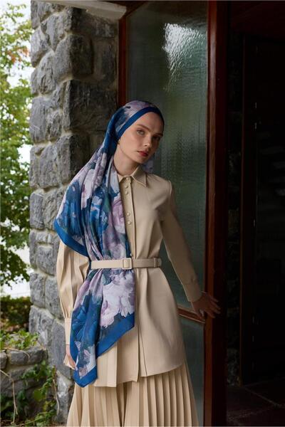 İpekhan Μαλακό σάλι Winter Bloom 3069-10034