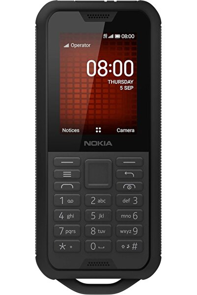 Nokia 800 Tough 2.4 Inch 4G UK SIM-Free Feature Phone with Google Assistant (Single-SIM) - Black