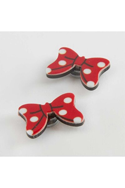 ZERO LAND Nrzsnt Fiyong Magnetic Plastic (10408) Children's Earring-Red