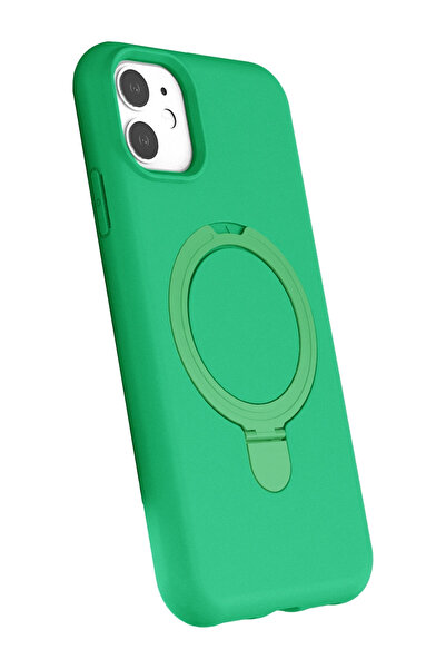 NewFace Nrzsnt Apple iPhone 11 Regal Magsafe Stand Cover (10718) - Green