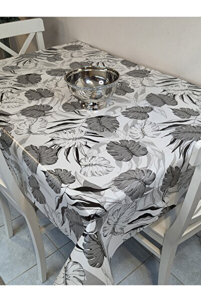 Başak Ev Tekstili Fiber Pvc Tablecloth – Modern, Durable, Wipeable, and Stylish Appearance