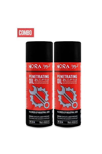 Nora بخاخ زيت متعدد الاستخدامات للعناية بالسيارة N-514، 450 مل (مجموعة - اشتر...