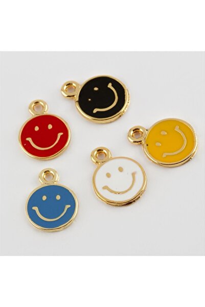 ZERO LAND Nrzsnt Enamel Pendant with Emoji Figure (11622) 1 Piece-Colorful