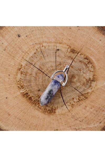 ZERO LAND Nrzsnt Sodalite Point (10243) Pendant-Blue