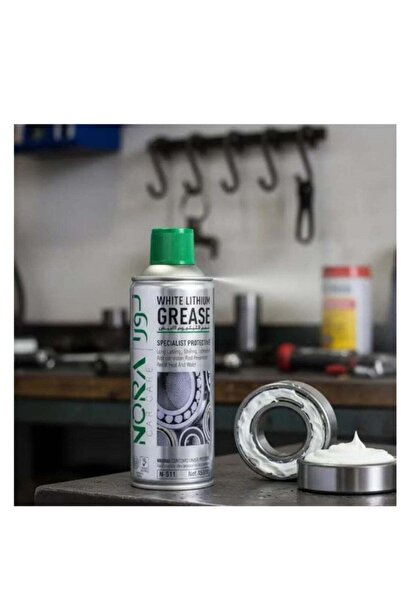 Nora شحم الليثيوم الأبيض 450 مل (N-511) - مضاد للتآكل والتزييت