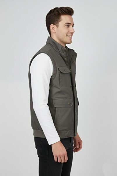 DYNAMO Erkek Kışlık İçi Peluş Spor Avcı Yelek 4101 BGL-ST04910