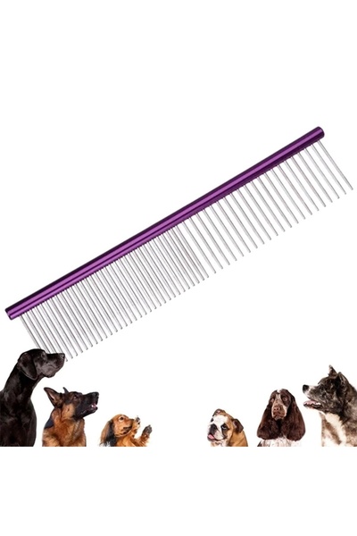 mucit home Metal Köpek Tarağı Pet Pire Tarağı Kıtık Açıcı