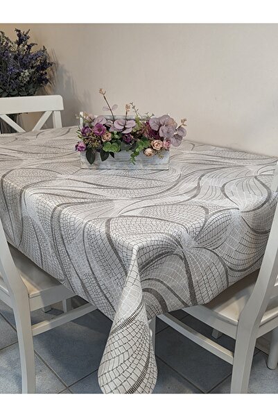 Başak Ev Tekstili Soft Textured Thick Pvc Tablecloth – Easy to Clean, Non-Slip & Wipeable