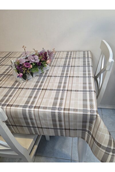Başak Ev Tekstili Soft Textured Thick Pvc Tablecloth – Easy to Clean, Non-Slip & Wipeable