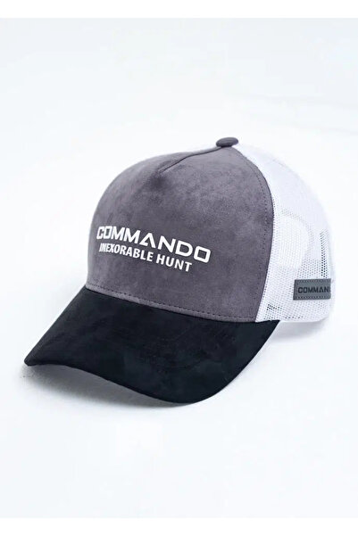 PoshX Commando Suede Fabric Trendy Trucker Cap