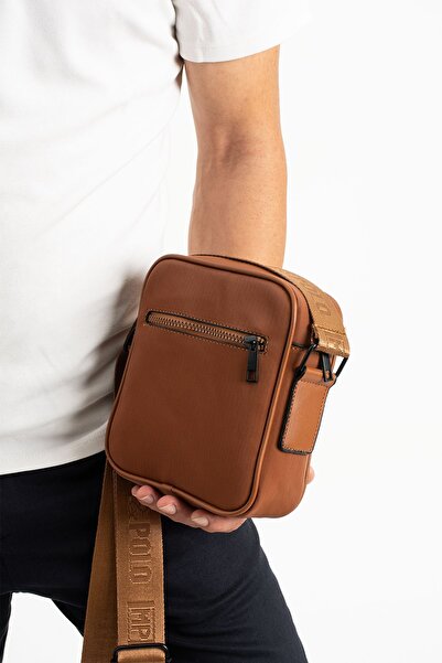 H&D COLLECTİON Men's Casual Sports Travel Crossbody Bag Satin Fabric Water Repellent Lightweight Shoulder Chest Bag