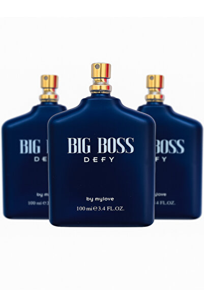 BIG BOSS Defy Kalıcı Erkek Parfüm 3'lü Set (3x100ml)