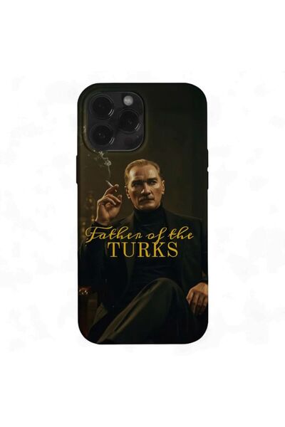 Bektas HomeOffice iPhone 13/14 İle Uyumlu Atatürk Desenli İçi Kadife Premium ...