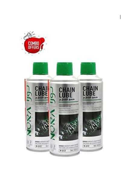 Nora Car Care Chain Lubricant 3-Pack N-512, 450 ml