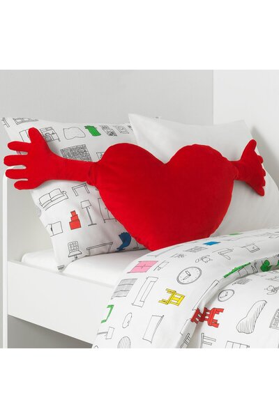 IKEA Cushion, red, 40 x 101 cm