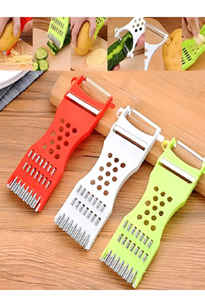 EcoVibe Çok Fonksiyonlu Mini Soyucu Dilimleyici Rende