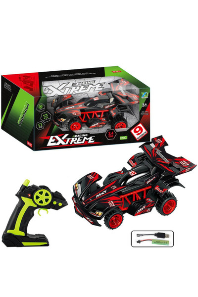 OEM Extreme Racing RC 2.4 GHz remote control car, 1:12 scale, 38.8 cm, high speed, black-red
