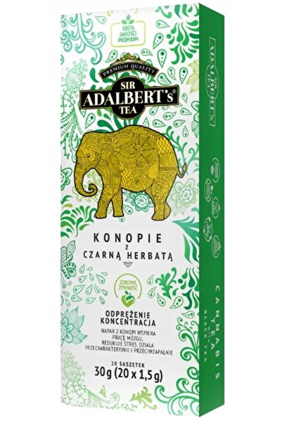Other Black tea with hemp RELAXATION AND CONCENTRATION ADALBERT'S 20 sachets