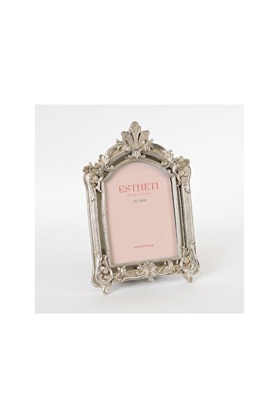 Romantic Home Antique Silver Luxury Resin Photo Frame 13 x 18 cm