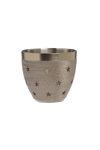 inart Stars aluminum candle holder
