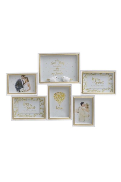 inart Photo collage 6 sections Love Story 50 cm