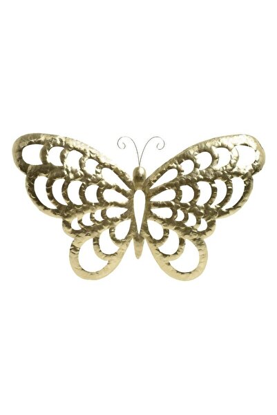 inart Gold metallic butterfly wall decoration 50 x 30 cm