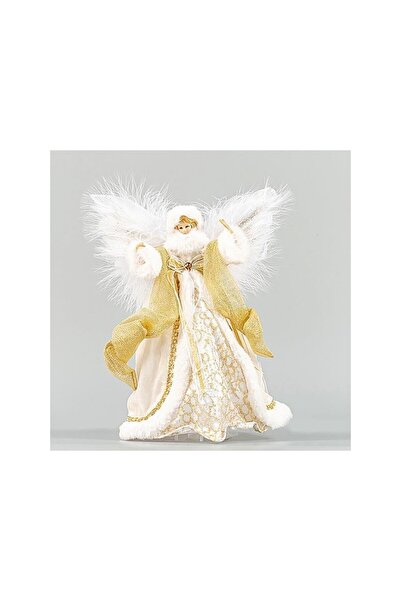 Romantic Home Figurină Brad Fairy White Gold 28 cm