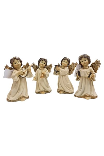 Iliadis Alexandros Set 4 ingerasi din rasina cu LED 12 x 10 x 20 cm