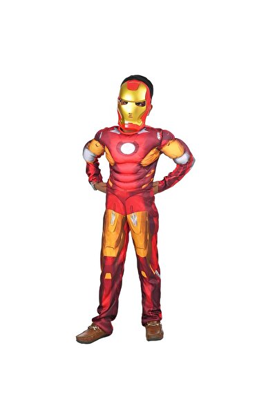 Toybox Iron Man Costume For Kids, Superhero Costume With Mask, Iron Man Suit For Kids -(7-9yrs, Large)
